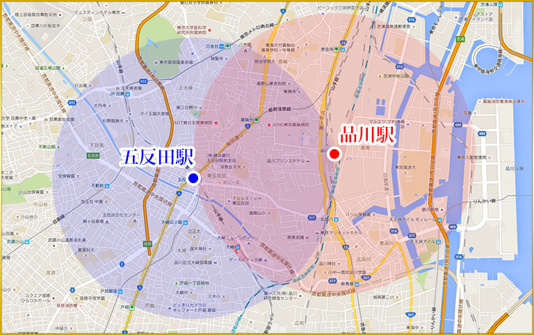 池袋駅・大塚駅周辺のご自宅の地図